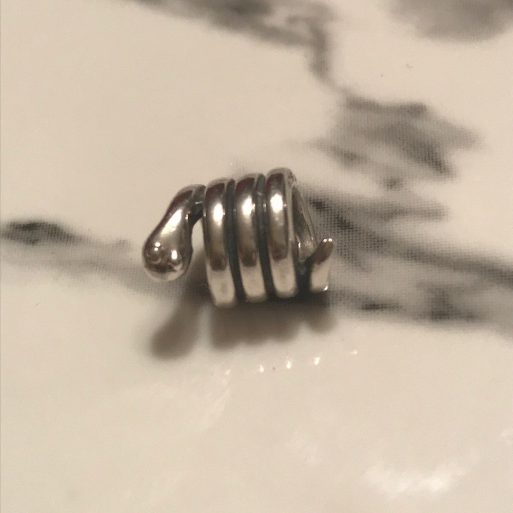 Authentic Pandora Snake Charm - Sterling Silver